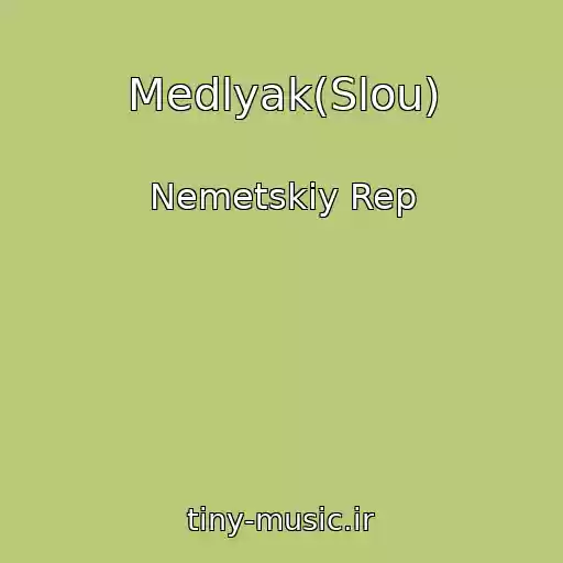 کاور آهنگ Medlyak(Slou) از Nemetskiy Rep