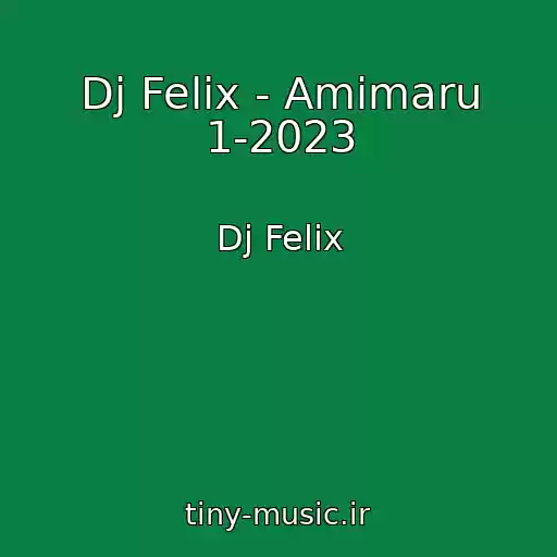 کاور آهنگ Dj Felix - Amimaru 1-2023 از Dj Felix