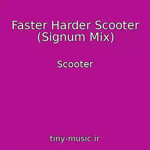 کاور آهنگ Faster Harder Scooter (Signum Mix) از Scooter
