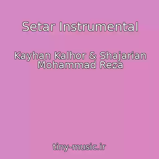 کاور آهنگ Setar Instrumental از Kayhan Kalhor & Shajarian Mohammad Reza