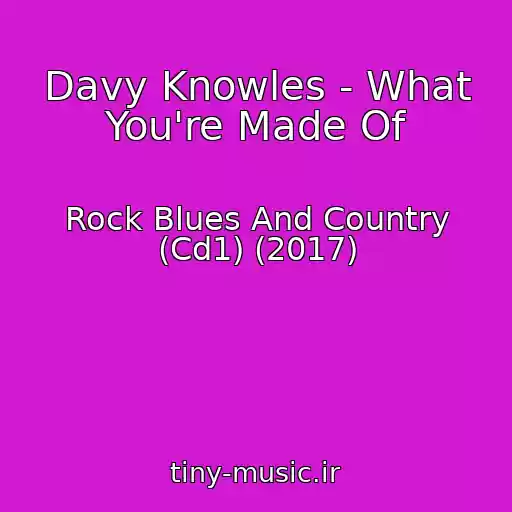 کاور آهنگ Davy Knowles - What You're Made Of از Rock Blues And Country (Cd1) (2017)