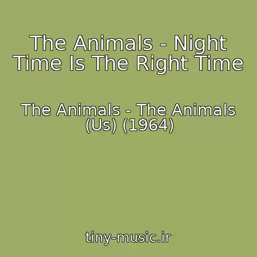 کاور آهنگ The Animals - Night Time Is The Right Time از The Animals - The Animals (Us) (1964)