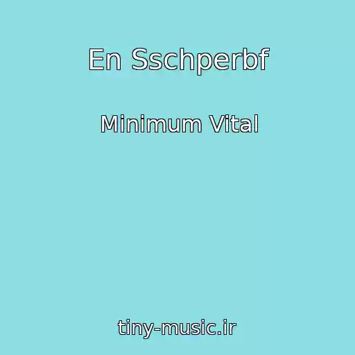 کاور آهنگ En Sschperbf از Minimum Vital