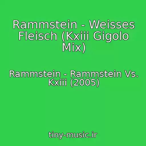 کاور آهنگ Rammstein - Weisses Fleisch (Kxiii Gigolo Mix) از Rammstein - Rammstein Vs. Kxiii (2005)
