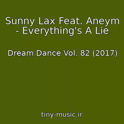 کاور آهنگ Sunny Lax Feat. Aneym - Everything's A Lie از Dream Dance Vol. 82 (2017)