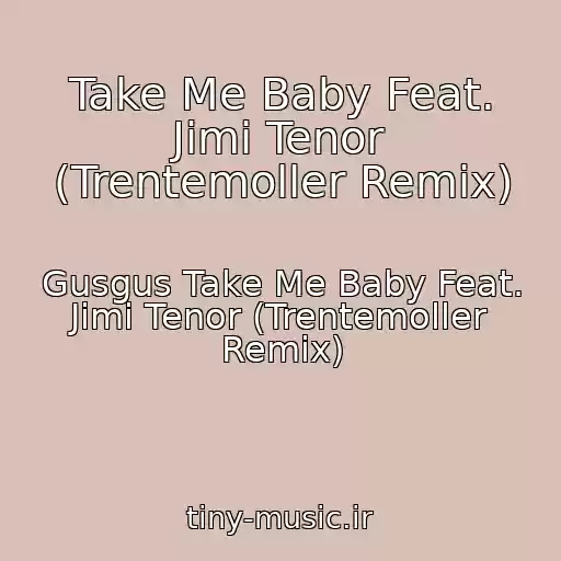 کاور آهنگ Take Me Baby Feat. Jimi Tenor (Trentemoller Remix) از Gusgus Take Me Baby Feat. Jimi Tenor (Trentemoller Remix)