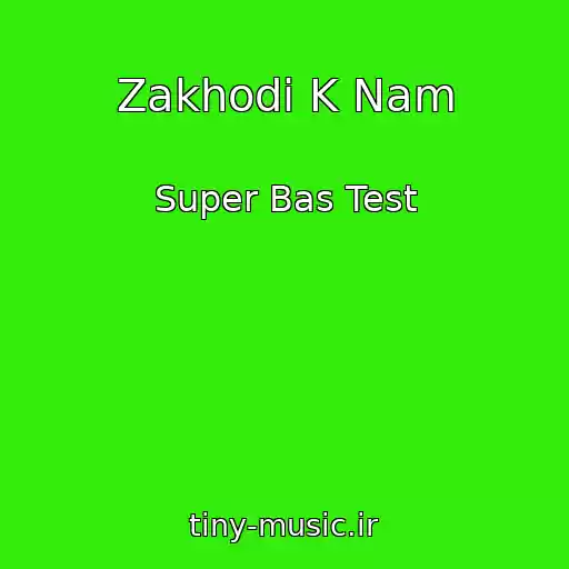 کاور آهنگ Zakhodi K Nam از Super Bas Test