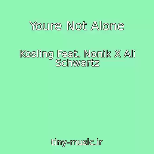کاور آهنگ Youre Not Alone از Kosling Feat. Nonik X Ali Schwartz