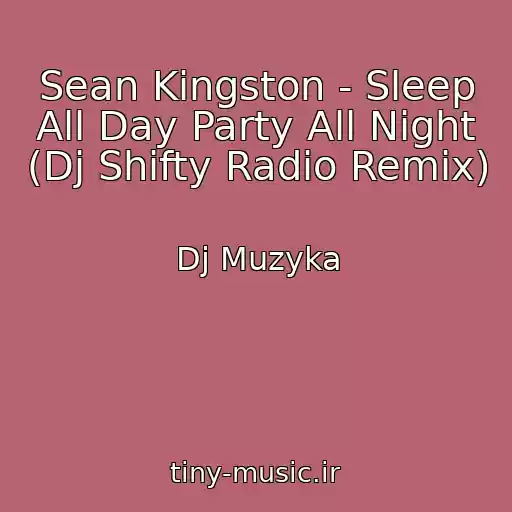 کاور آهنگ Sean Kingston - Sleep All Day Party All Night (Dj Shifty Radio Remix) از Dj Muzyka