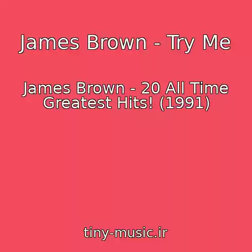 کاور آهنگ James Brown - Try Me از James Brown - 20 All Time Greatest Hits! (1991)