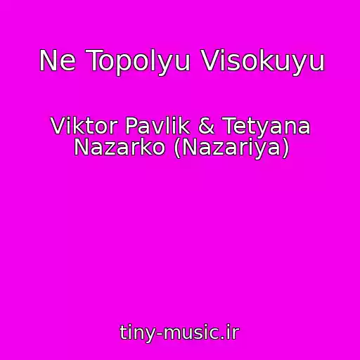 کاور آهنگ Ne Topolyu Visokuyu از Vіktor Pavlіk & Tetyana Nazarko (Nazarіya)