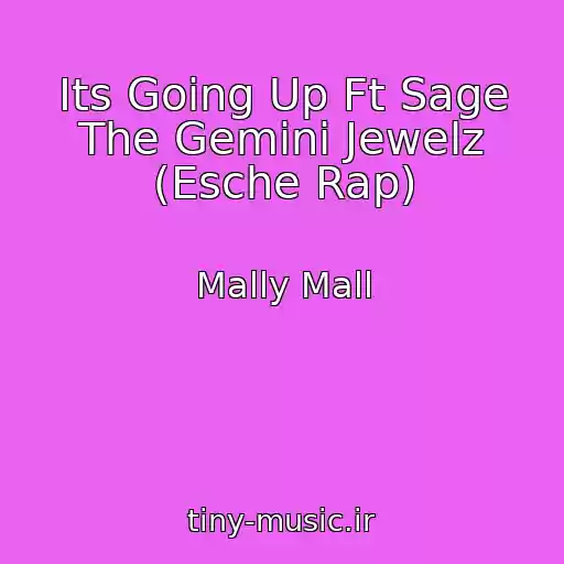 کاور آهنگ Its Going Up Ft Sage The Gemini Jewelz (Esche Rap) از Mally Mall