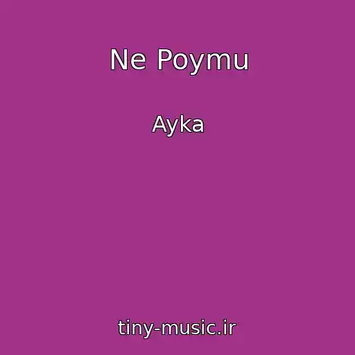 کاور آهنگ Ne Poymu از Ayka