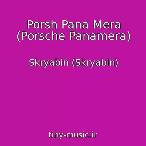 کاور آهنگ Porsh Pana Mera (Porsche Panamera) از Skryabіn (Skryabin)