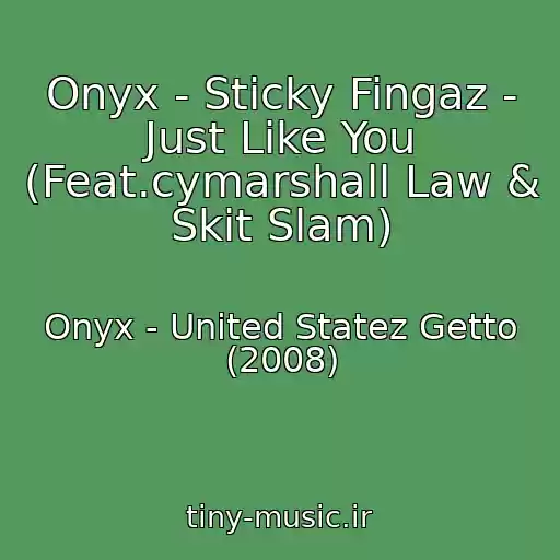 کاور آهنگ Onyx - Sticky Fingaz - Just Like You (Feat.cymarshall Law & Skit Slam) از Onyx - United Statez Getto (2008)
