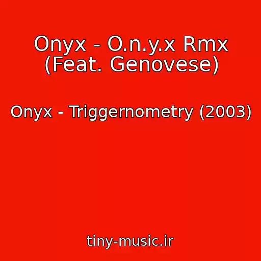 کاور آهنگ Onyx - O.n.y.x Rmx (Feat. Genovese) از Onyx - Triggernometry (2003)