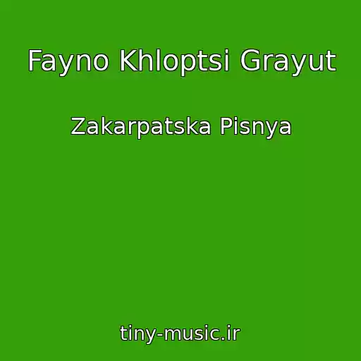 کاور آهنگ Fayno Khloptsі Grayut از Zakarpatska Pіsnya