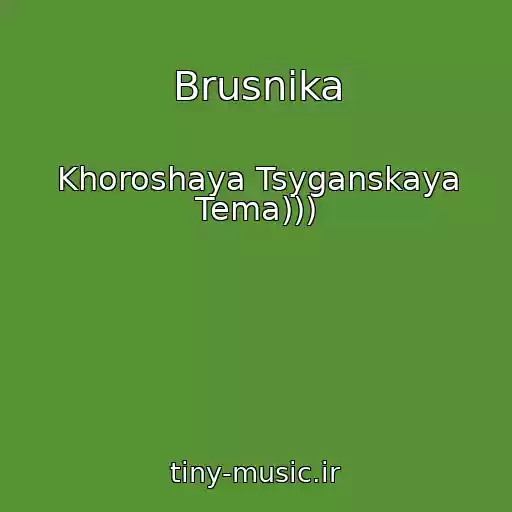 کاور آهنگ Brusnika از Khoroshaya Tsyganskaya Tema)))
