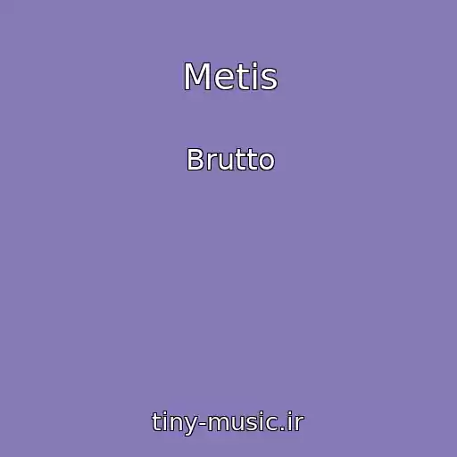 کاور آهنگ Metis از Brutto