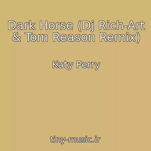 کاور آهنگ Dark Horse (Dj Rich-Art & Tom Reason Remix) از Katy Perry