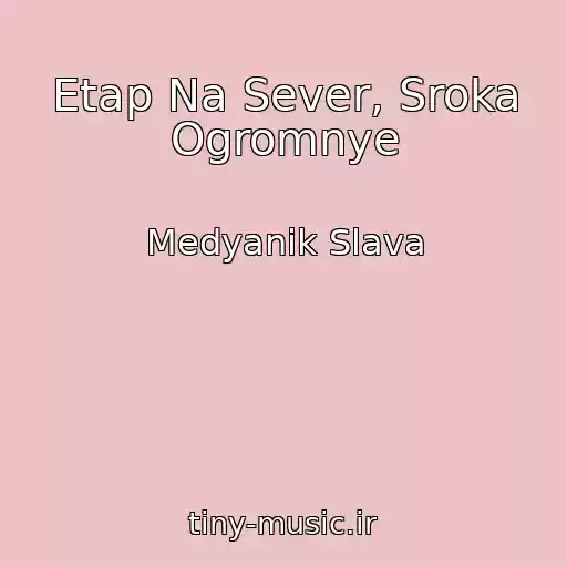 کاور آهنگ Etap Na Sever, Sroka Ogromnye از Medyanik Slava