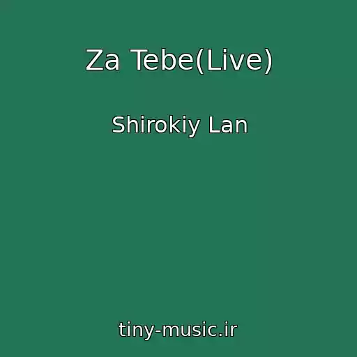 کاور آهنگ Za Tebe(Live) از Shirokiy Lan