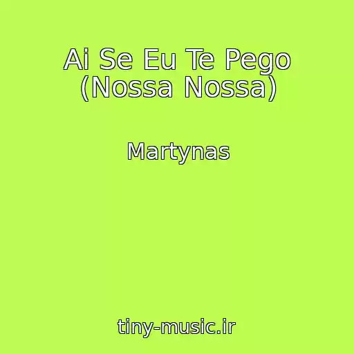 کاور آهنگ Ai Se Eu Te Pego (Nossa Nossa) از Martynas