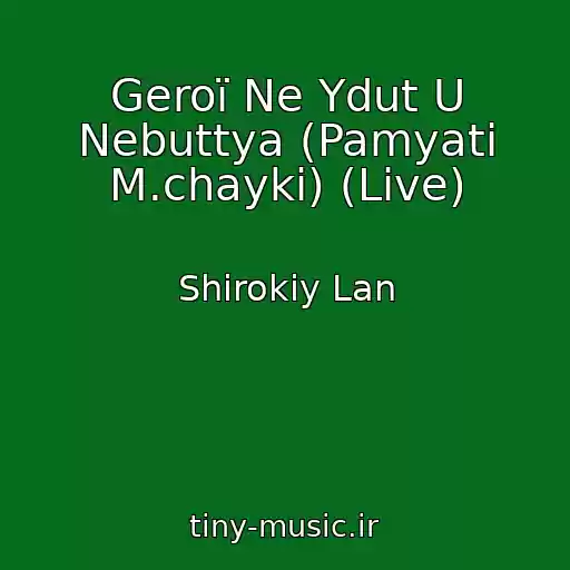 کاور آهنگ Geroї Ne Ydut U Nebuttya (Pamyati M.chayki) (Live) از Shirokiy Lan