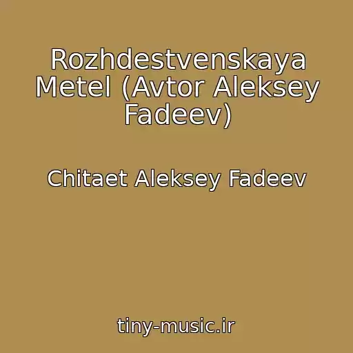 کاور آهنگ Rozhdestvenskaya Metel (Avtor Aleksey Fadeev) از Chitaet Aleksey Fadeev
