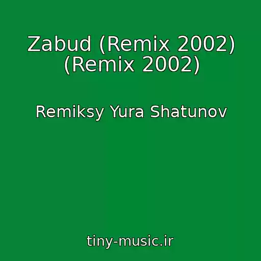 کاور آهنگ Zabud (Remix 2002) (Remix 2002) از Remiksy Yura Shatunov