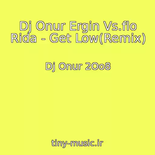 کاور آهنگ Dj Onur Ergin Vs.flo Rida - Get Low(Remix) از Dj Onur 2Oo8