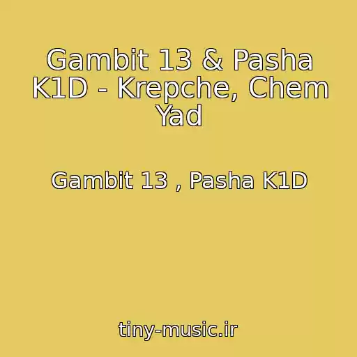 کاور آهنگ Gambit 13 & Pasha K1D - Krepche, Chem Yad از Gambit 13 , Pasha K1D