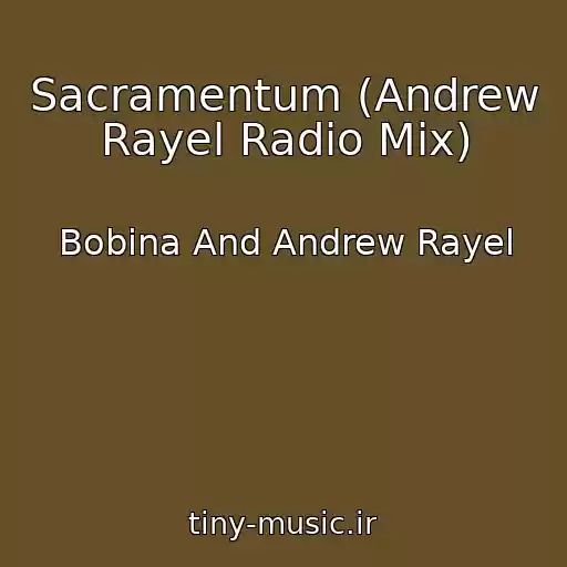 کاور آهنگ Sacramentum (Andrew Rayel Radio Mix) از Bobina And Andrew Rayel
