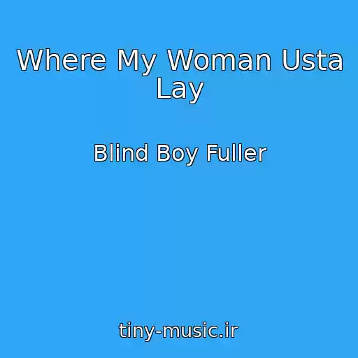 کاور آهنگ Where My Woman Usta Lay از Blind Boy Fuller