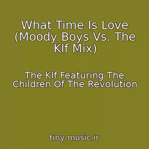 کاور آهنگ What Time Is Love (Moody Boys Vs. The Klf Mix) از The Klf Featuring The Children Of The Revolution