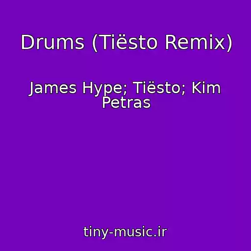 کاور آهنگ Drums (Tiësto Remix) از James Hype; Tiësto; Kim Petras