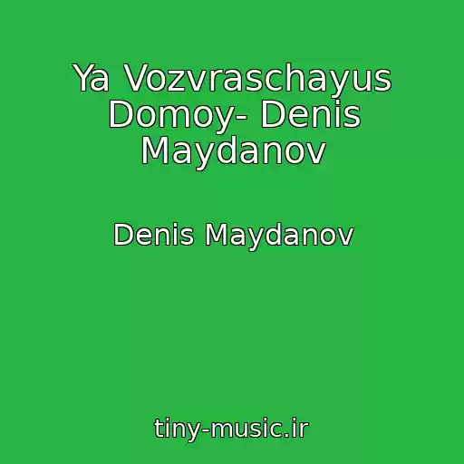 کاور آهنگ Ya Vozvraschayus Domoy- Denis Maydanov از Denis Maydanov