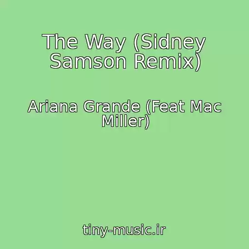 کاور آهنگ The Way (Sidney Samson Remix) از Ariana Grande (Feat Mac Miller)