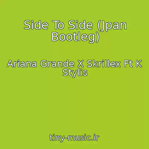 کاور آهنگ Side To Side (Jpan Bootleg) از Ariana Grande X Skrillex Ft K Stylis
