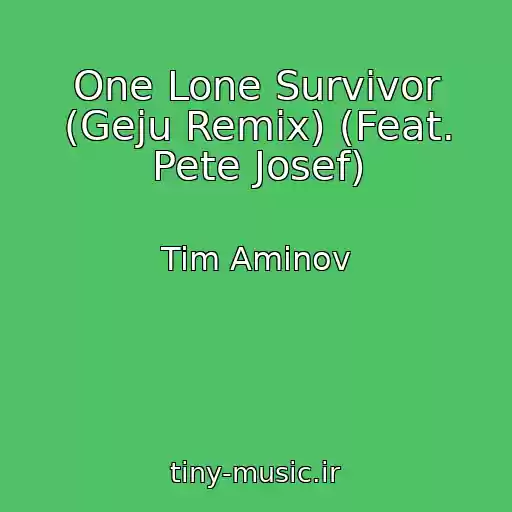 کاور آهنگ One Lone Survivor (Geju Remix) (Feat. Pete Josef) از Tim Aminov