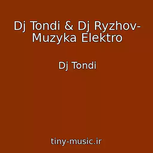 کاور آهنگ Dj Tondi & Dj Ryzhov- Muzyka Elektro از Dj Tondi