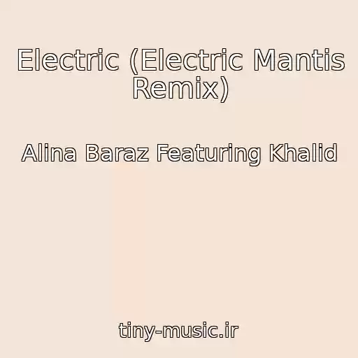 کاور آهنگ Electric (Electric Mantis Remix) از Alina Baraz Featuring Khalid