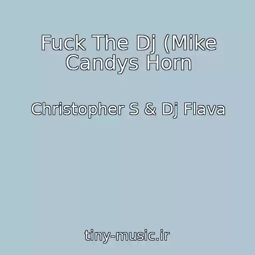 کاور آهنگ Fuck The Dj (Mike Candys Horn از Christopher S & Dj Flava