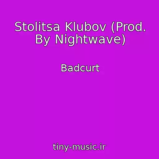 کاور آهنگ Stolitsa Klubov (Prod. By Nightwave) از Badcurt