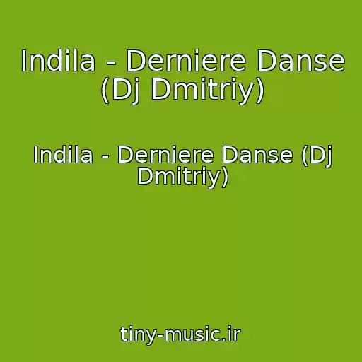 کاور آهنگ Indila - Derniere Danse (Dj Dmitriy) از Indila - Derniere Danse (Dj Dmitriy)