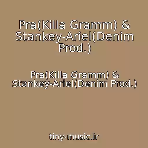 کاور آهنگ Pra(Killa Gramm) & Stankey-Ariel(Denim Prod.) از Pra(Killa Gramm) & Stankey-Ariel(Denim Prod.)