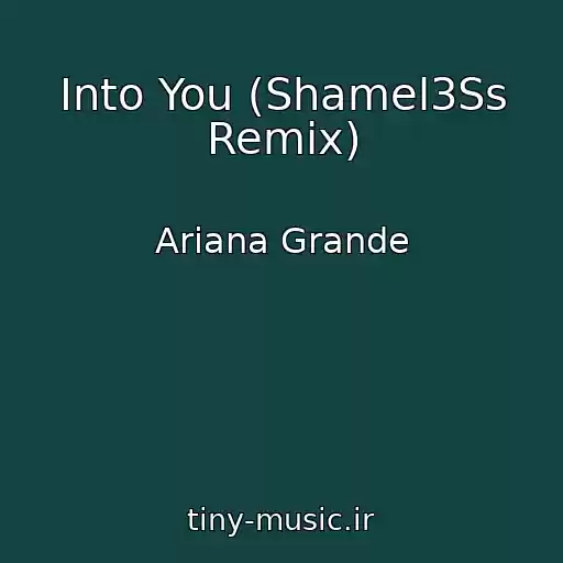 کاور آهنگ Into You (Shamel3Ss Remix) از Ariana Grande
