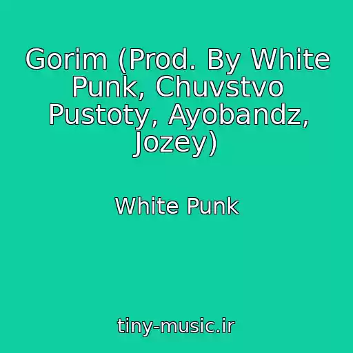 کاور آهنگ Gorim (Prod. By White Punk, Chuvstvo Pustoty, Ayobandz, Jozey) از White Punk