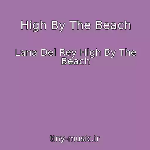 کاور آهنگ High By The Beach از Lana Del Rey High By The Beach