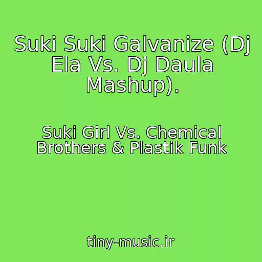 کاور آهنگ Suki Suki Galvanize (Dj Ela Vs. Dj Daula Mashup). از Suki Girl Vs. Chemical Brothers & Plastik Funk